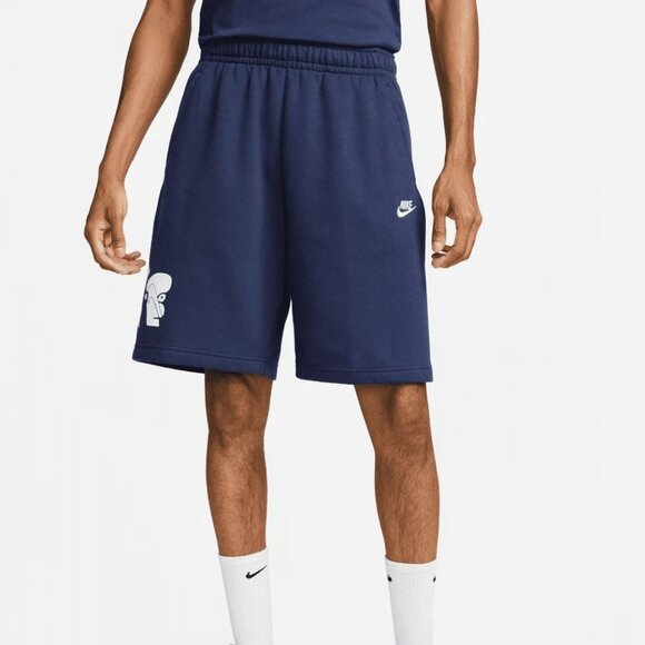 Nike Graphic Club Fleece Shorts DQ4659-410 Blue Men’s sz L - Picture 1 of 16